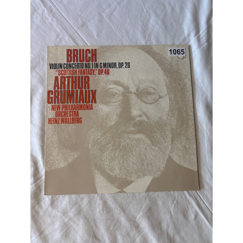 Philips Bruch Violin Concerto 1 Scottish Fantasy Arthur Grumiaux Vinyl LP EX 12"